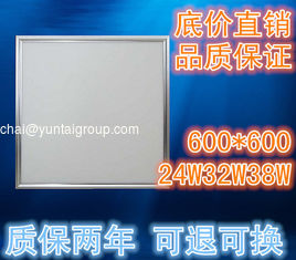 China 24W 32W 38W 600x600  slim square led panel light  100-130lm/w  recessed ceiling lamp Good price for recessed led ceiling supplier